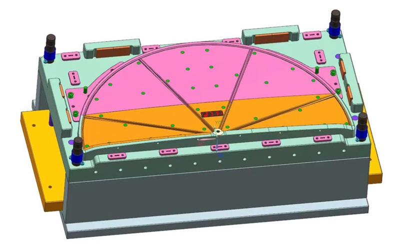 SMC电力防护支架模具产品
